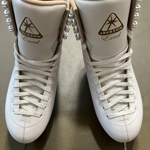 JACKSON Shoes Jackson Ultima Excel White Figure Ice Skates For